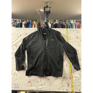 The North Face Apex Bionic Softshell Jacket Black Size M Fleece lined Zip Pocket